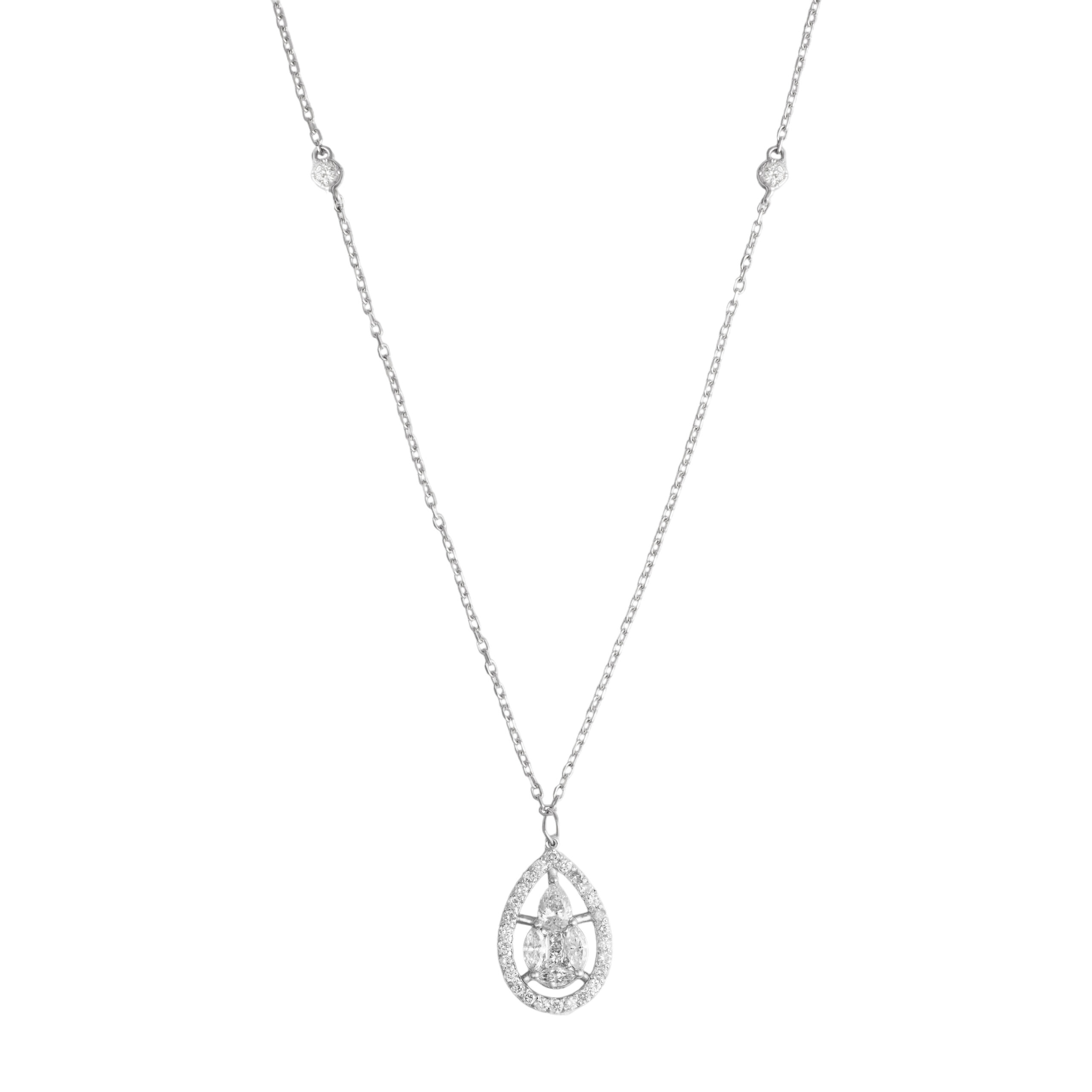 FDPOTW2045IW2FA0NDUSW Classic Diamond Necklace - Image 1