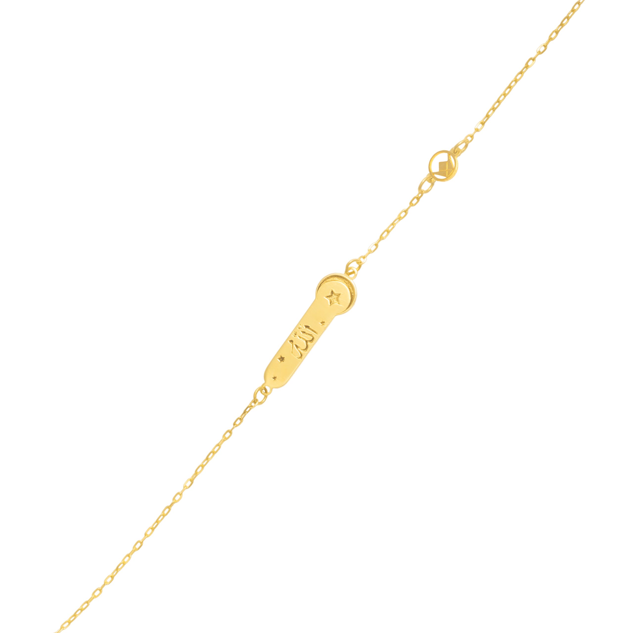 FCBOTC0005AG1010P000Y Religious Gold Bracelet - Image 1