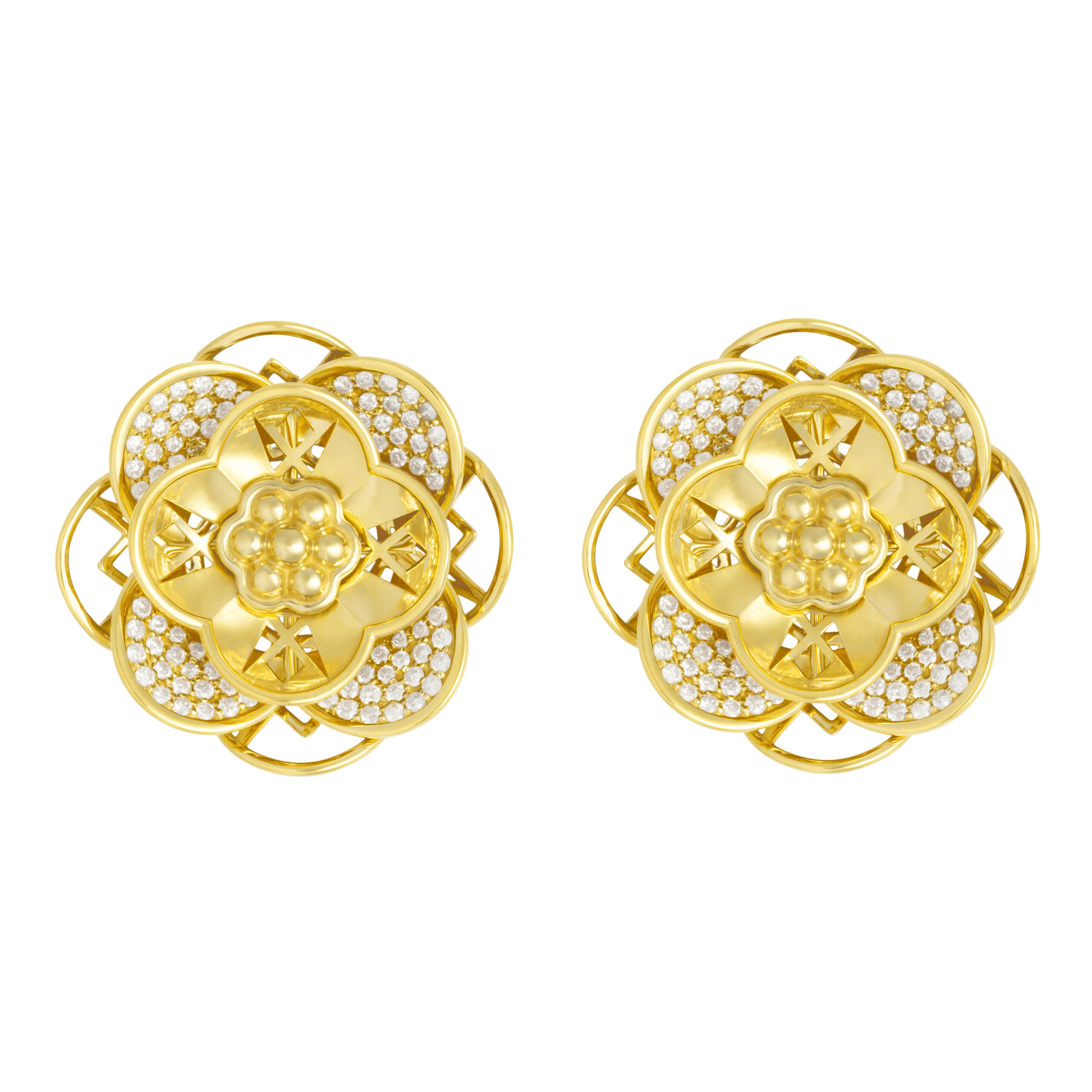 FDEFLW8089AT5FA0ADRSY Bloom Diamond Earrings - Image 1
