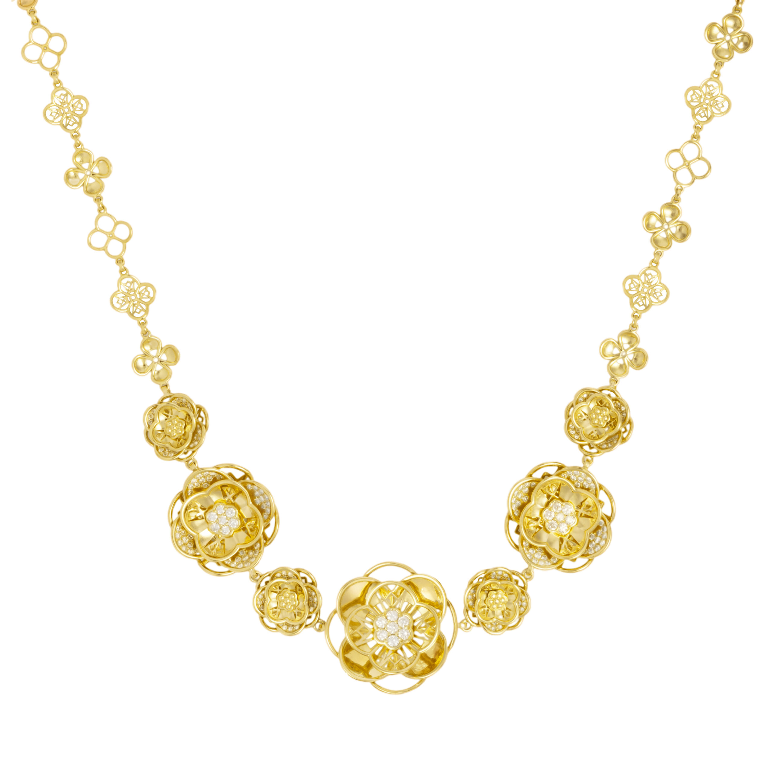 FDNFLW8070AT5HA7ADRSY Bloom Diamond Necklace - Image 1