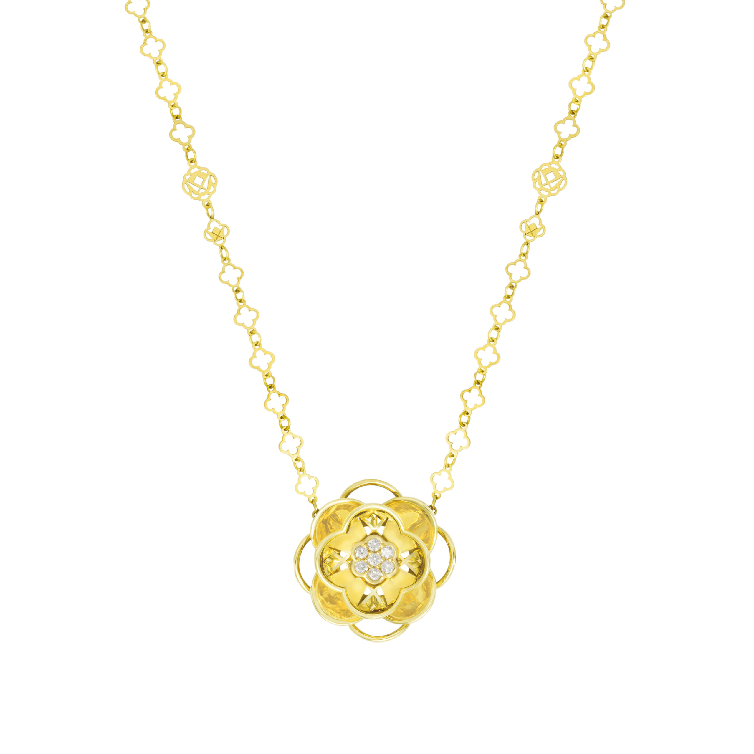 FDPFLW8070BT4QA1ADRSY Bloom Diamond Necklace - Image 1