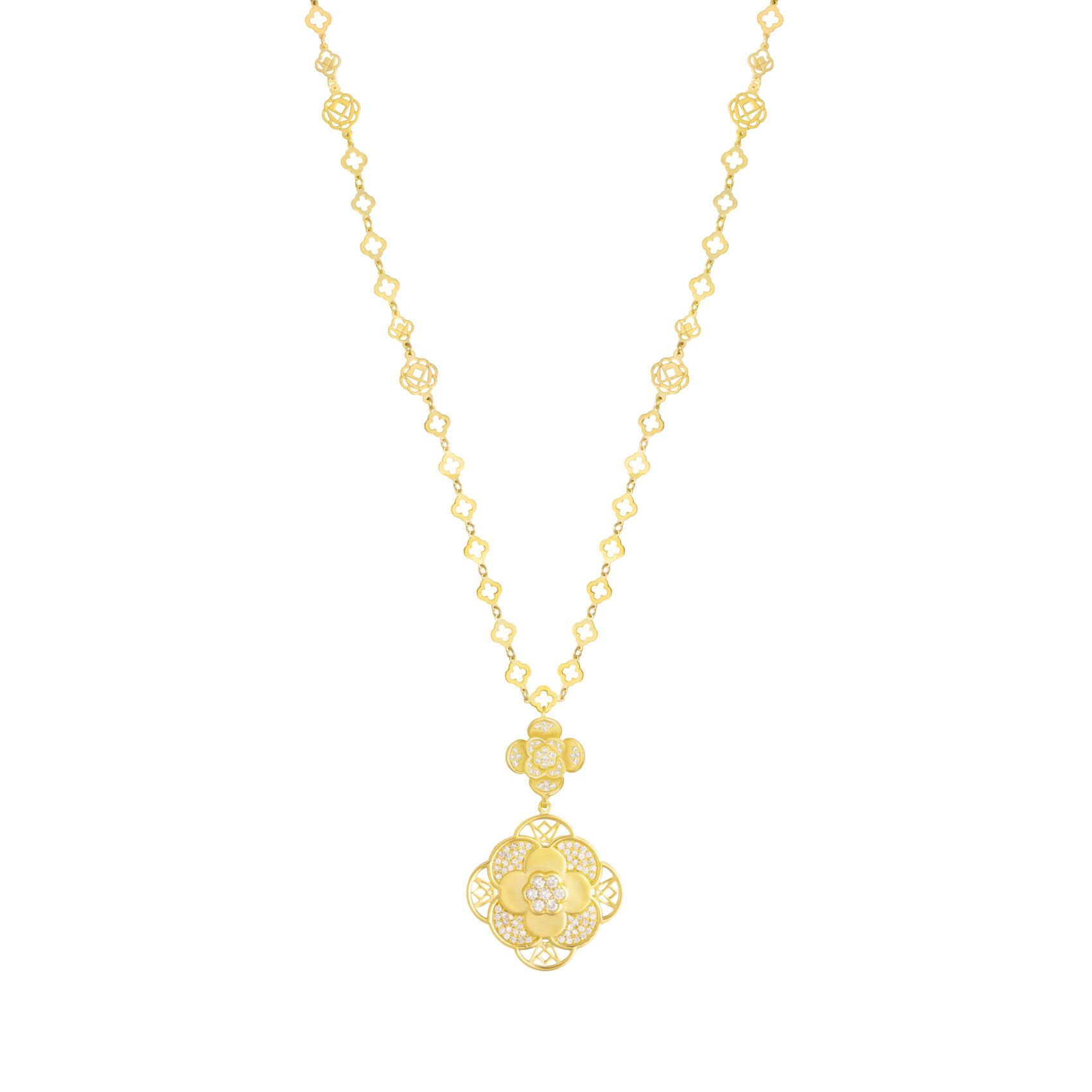 FDPFLW8092AT1HA4ADRSY Diamond Bloom Necklace - Image 1
