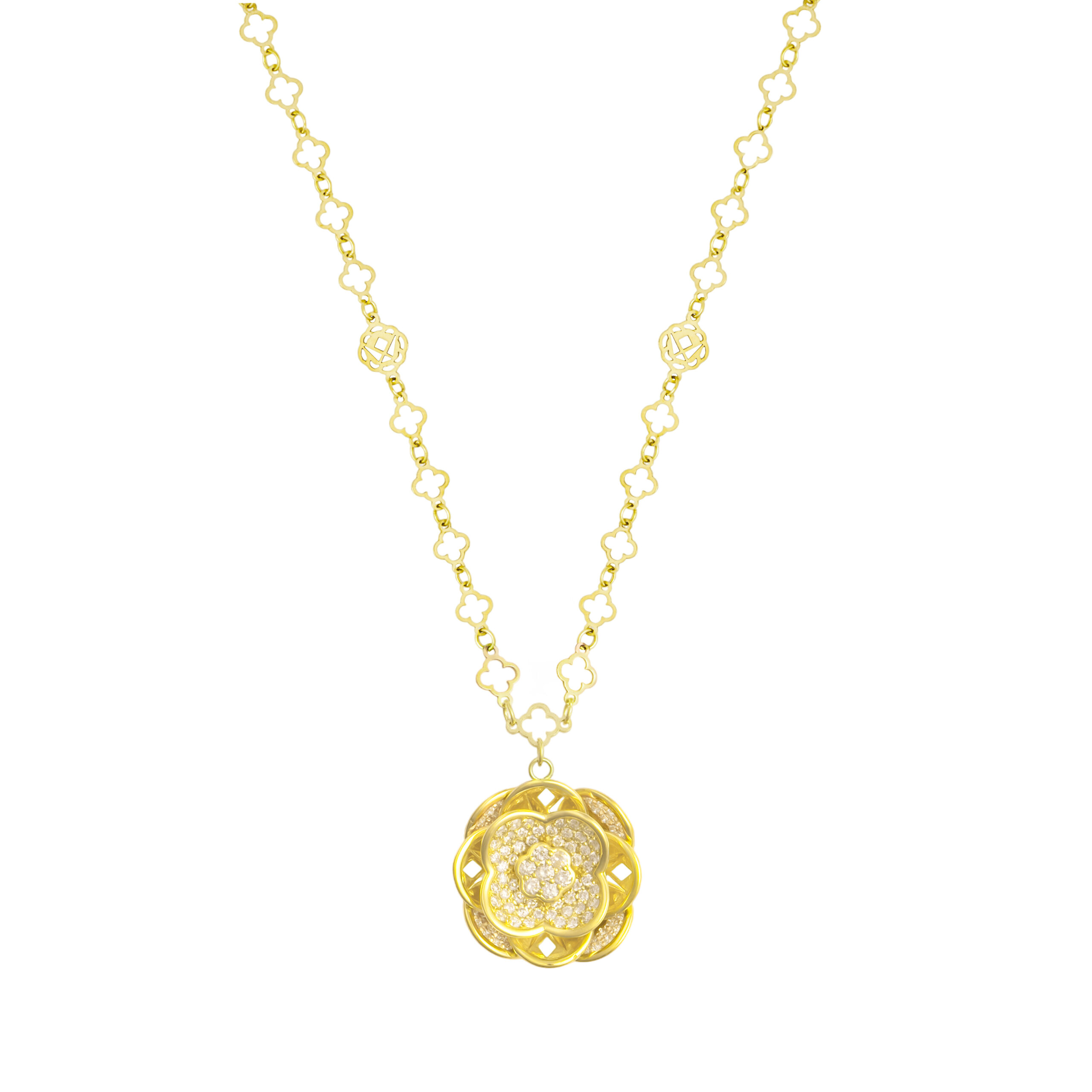 FDPFLW8097AT3FA1EDRSY Bloom Diamond Necklace - Image 1