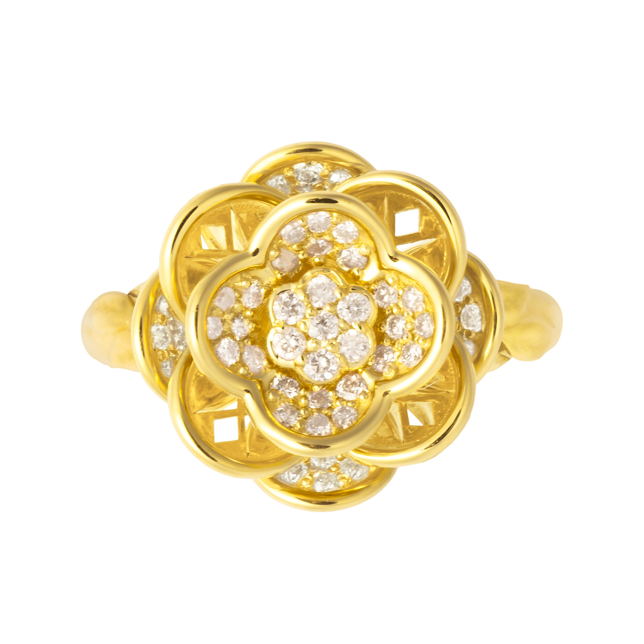 FDRFLW8090BT2F10CDRSY Bloom Diamond Ring - Image 1