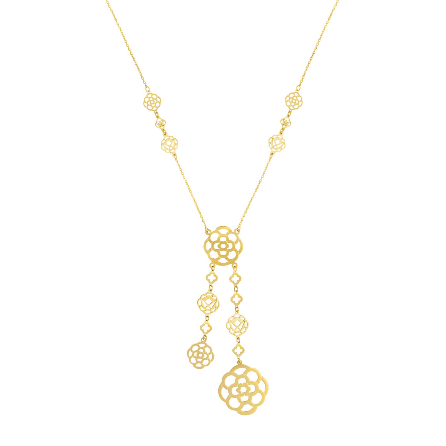 FGPFLW8091AG101AP000Y Glod Bloom Necklace - Image 1