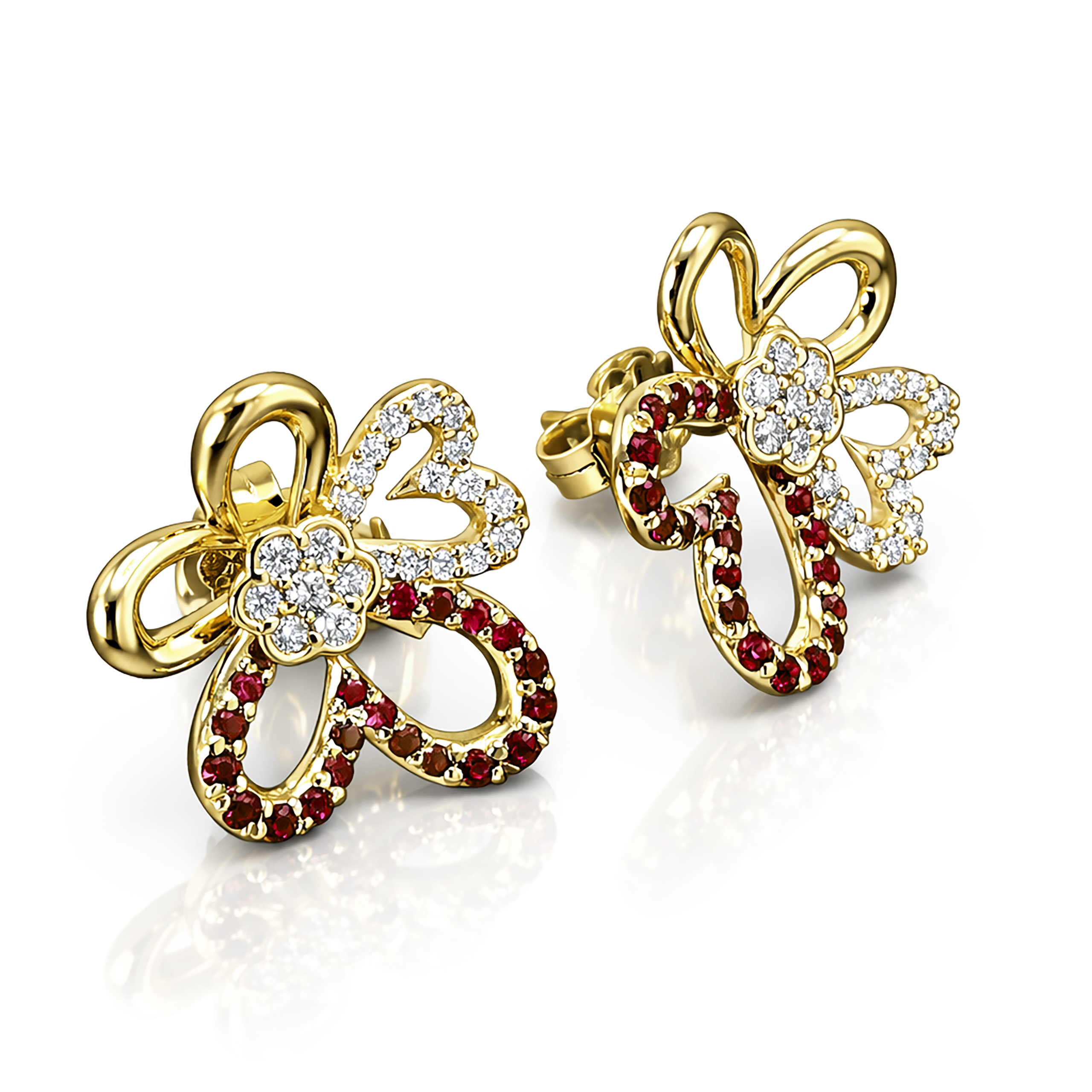 FDEFVW8500AT3HA0ADRSY Bloom In Love Diamond Earrings - Image 1