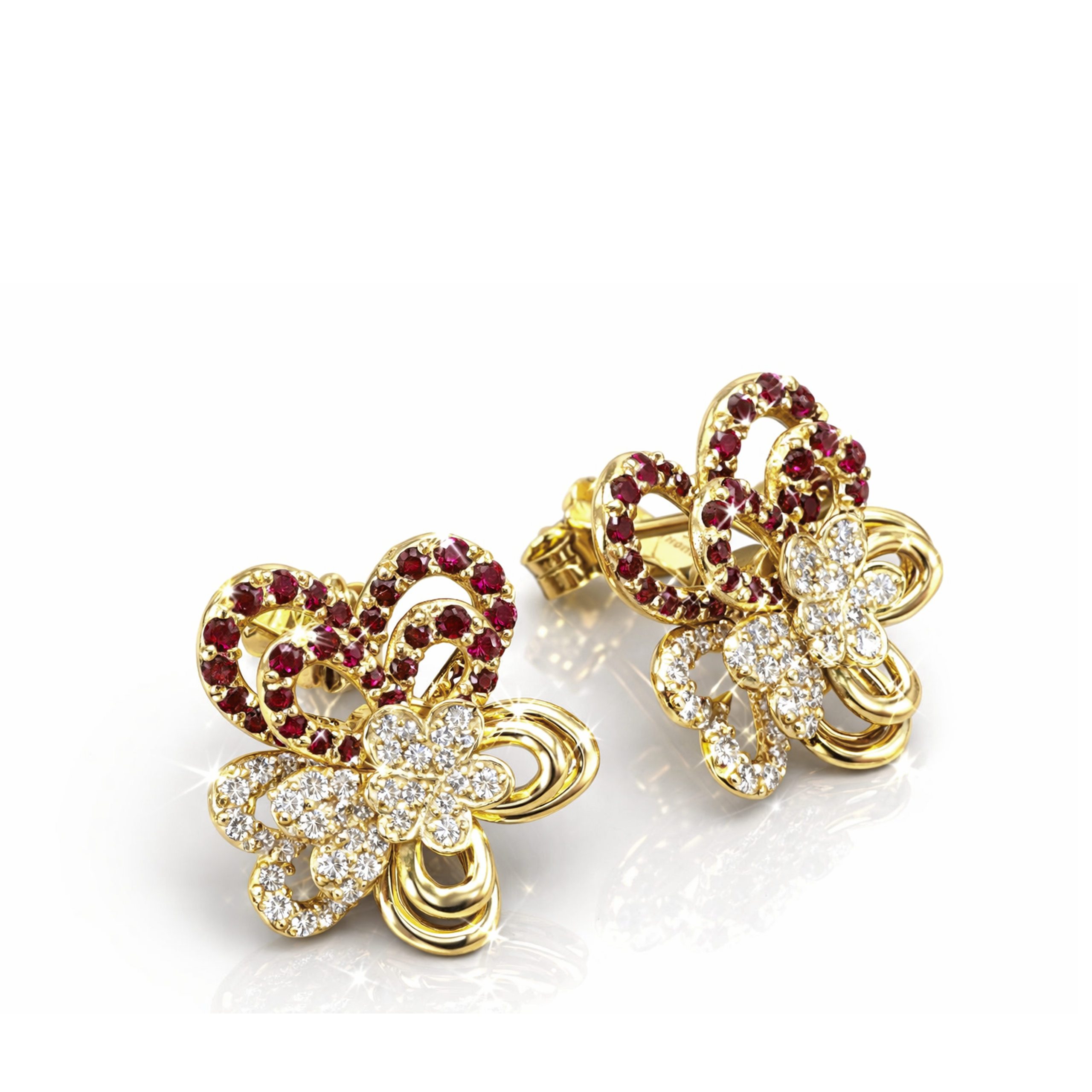 FDEFVW8501AT3HA0ADRSY Bloom In Love Diamond Earrings - Image 1