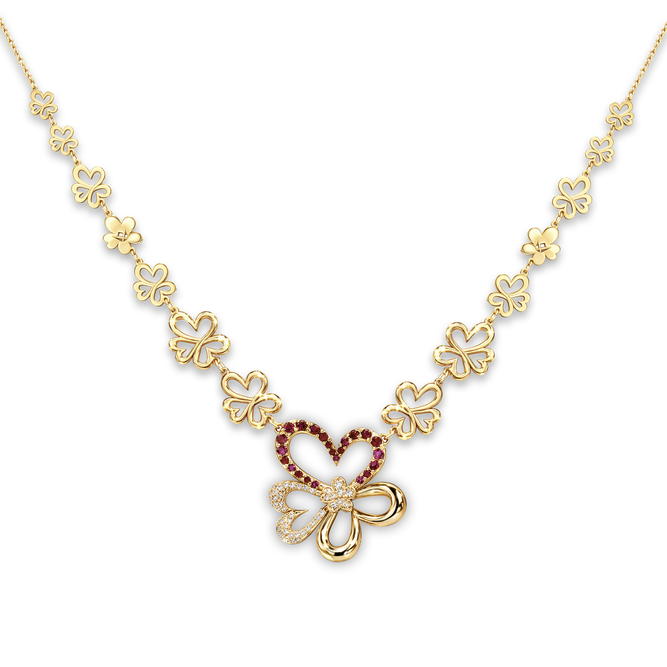 FDPFVW8500AT4H10ADRSY Bloom In Love Diamond Necklace - Image 1