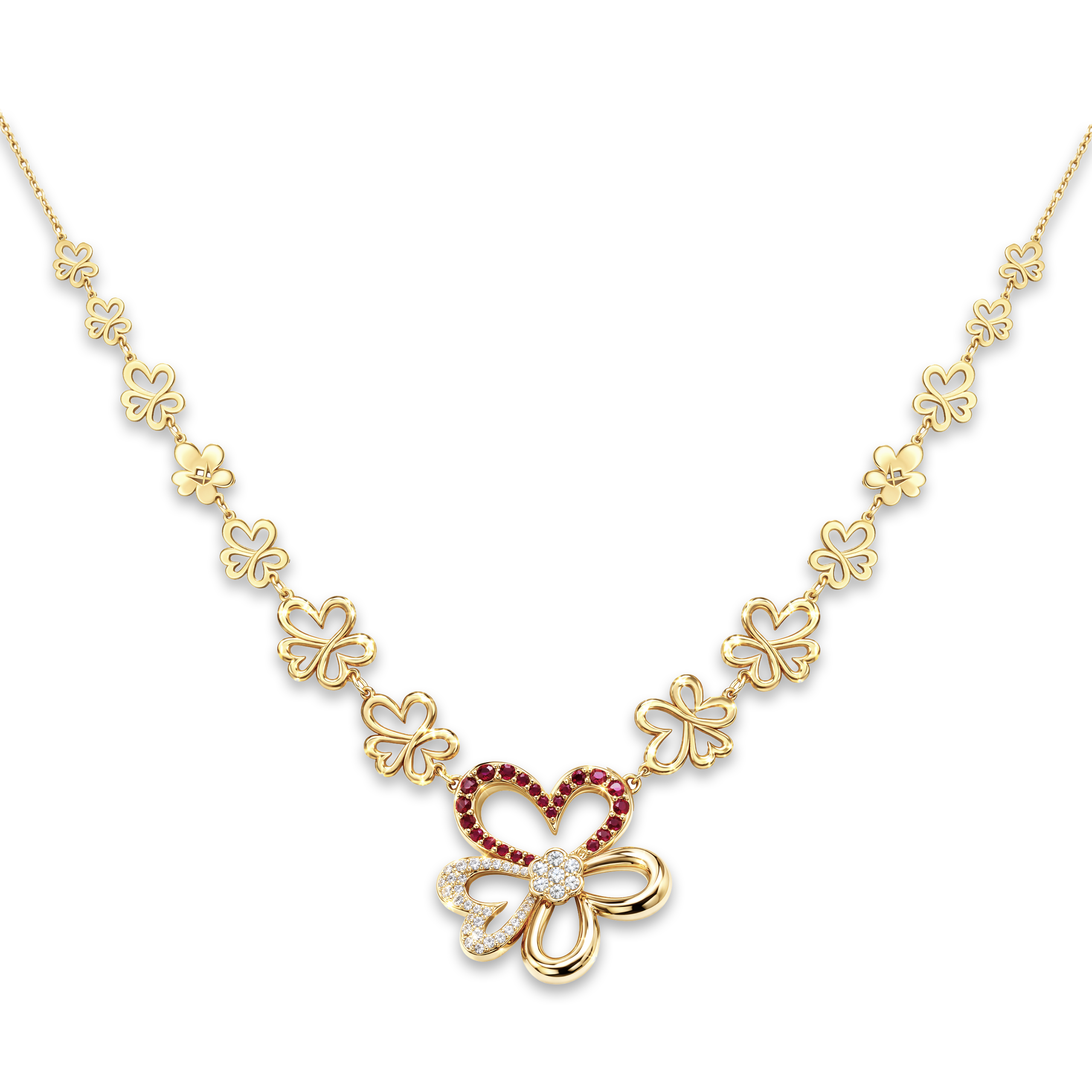 FDPFVW8500AT4HA0ADRSY Bloom In Love Diamond Necklace - Image 1