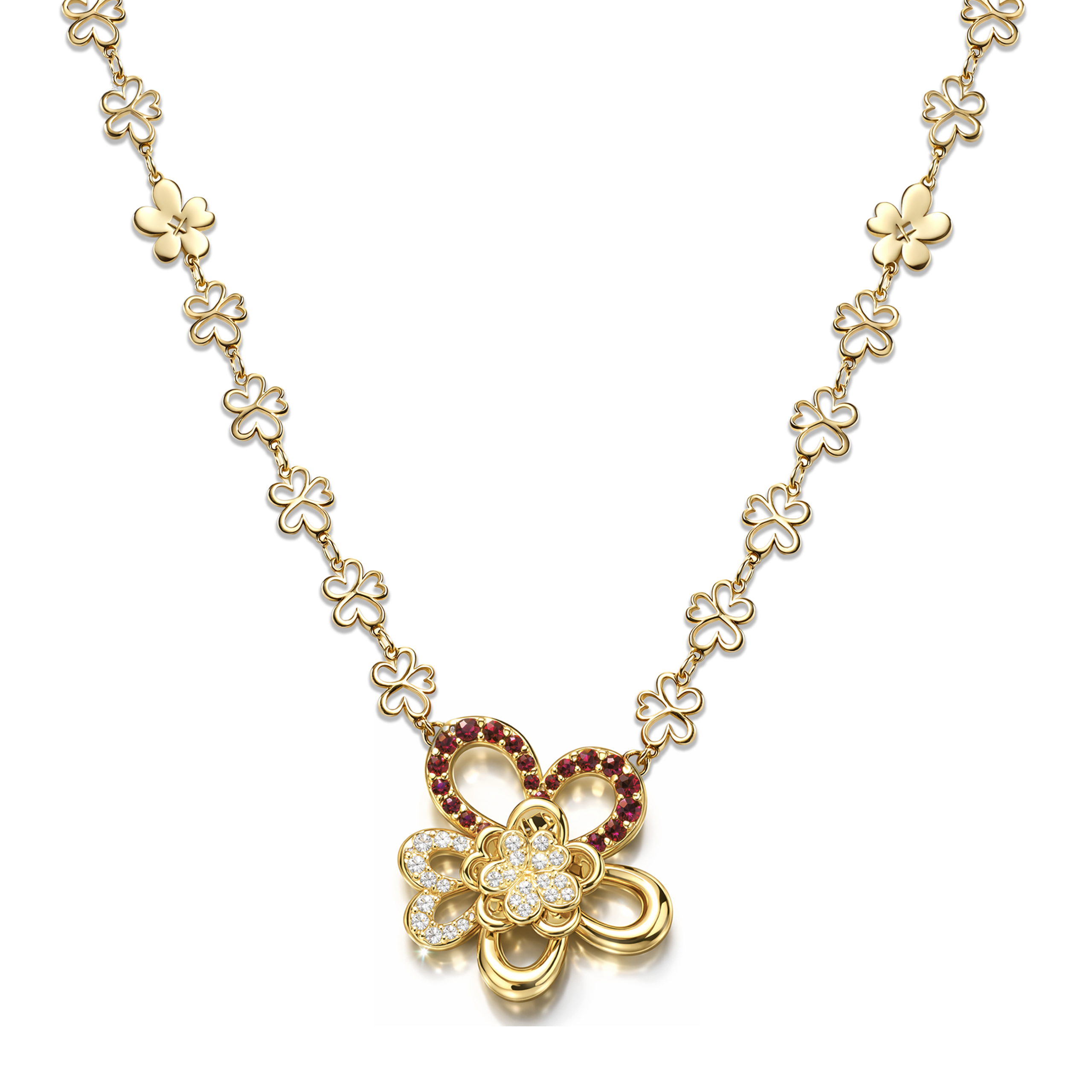 FDPFVW8504BT3EA0ADRSY Bloom In Love Diamond Necklace - Image 1