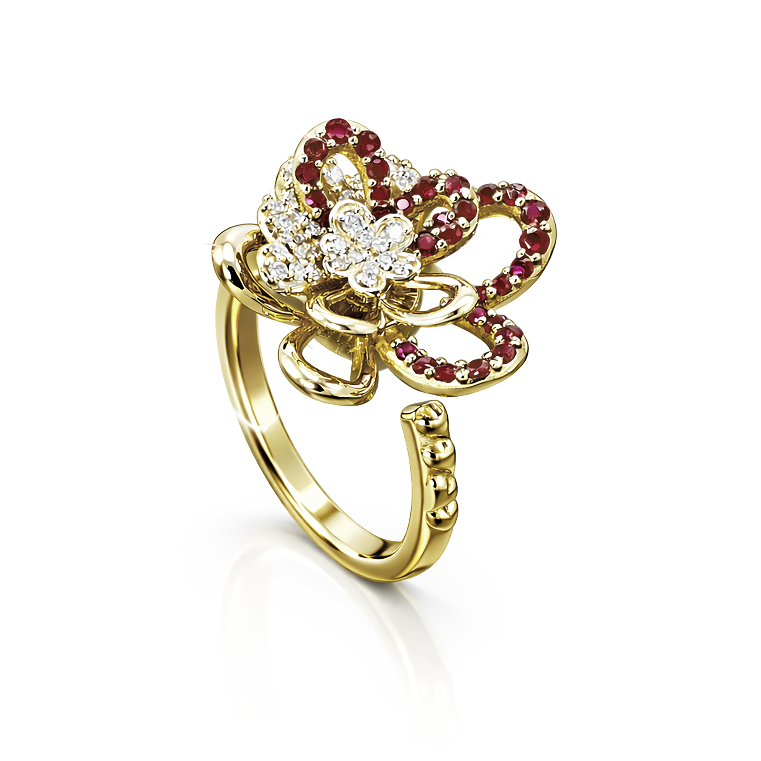 FDRFVW8500AT3H10ADRSY Bloom In Love Diamond Ring - Image 1