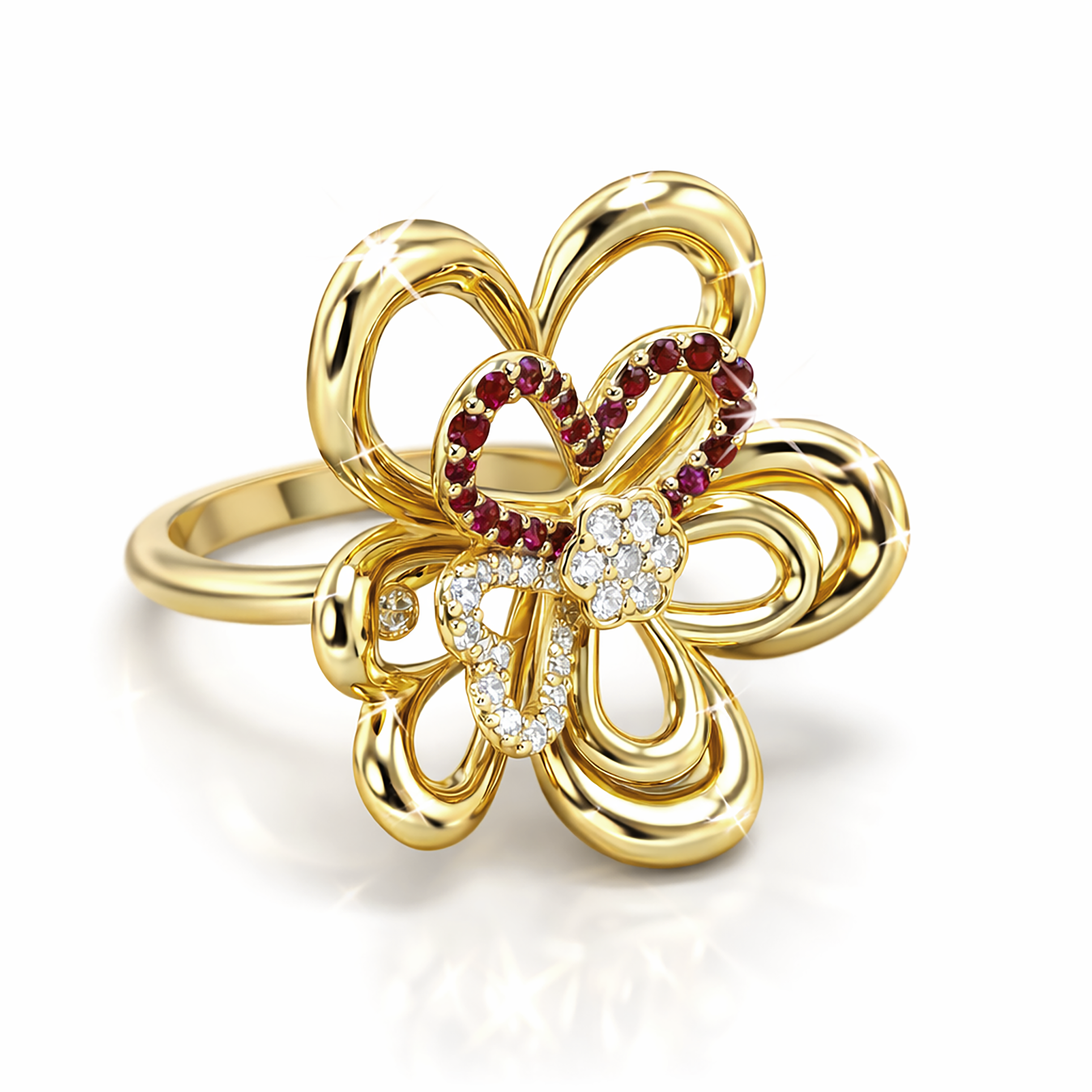 FDRFVW8502AT5Q10ADRSY Bloom In Love Diamond Ring - Image 1