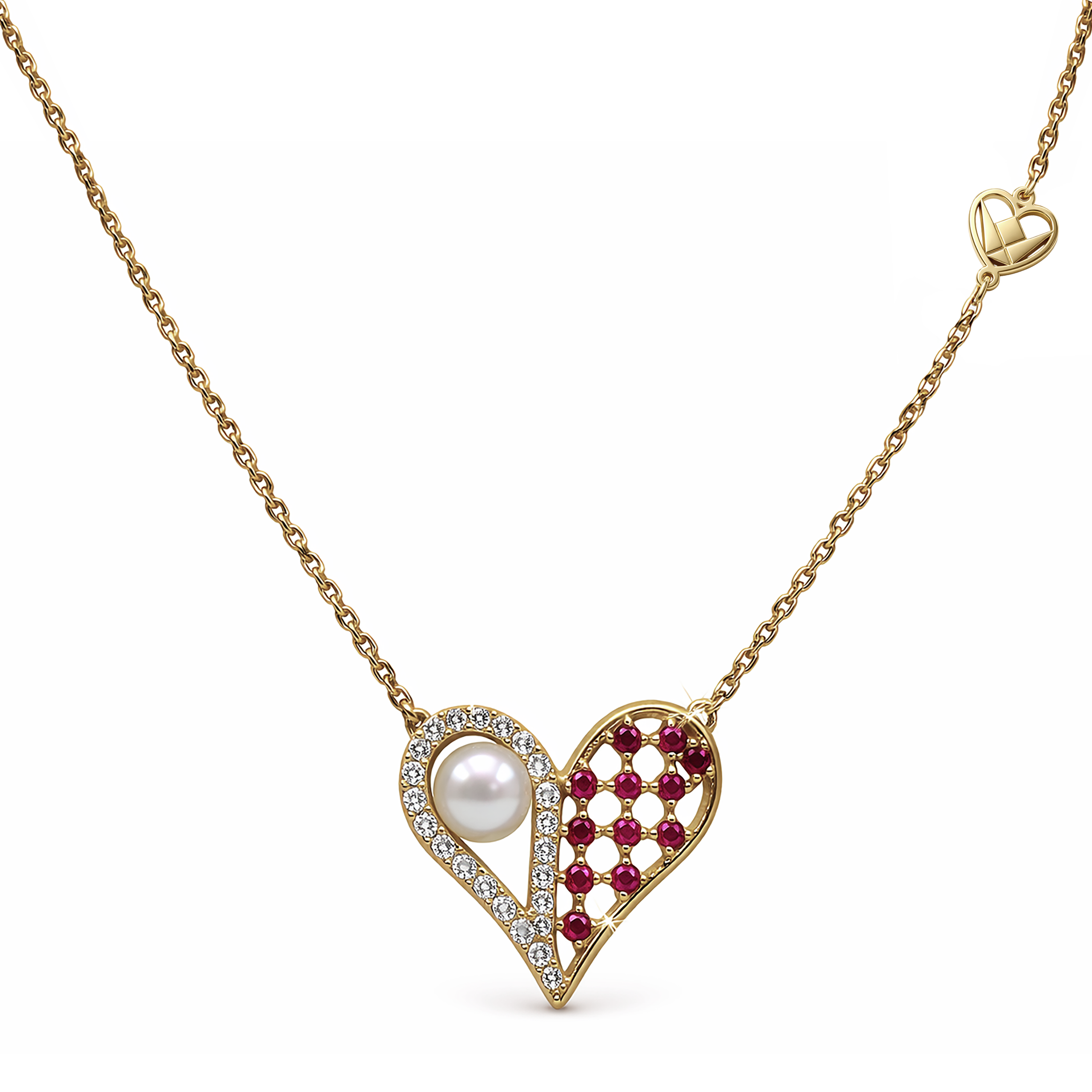 FDPOTW5108CTDFA0BDRSY Heart Diamond Necklace - Image 1
