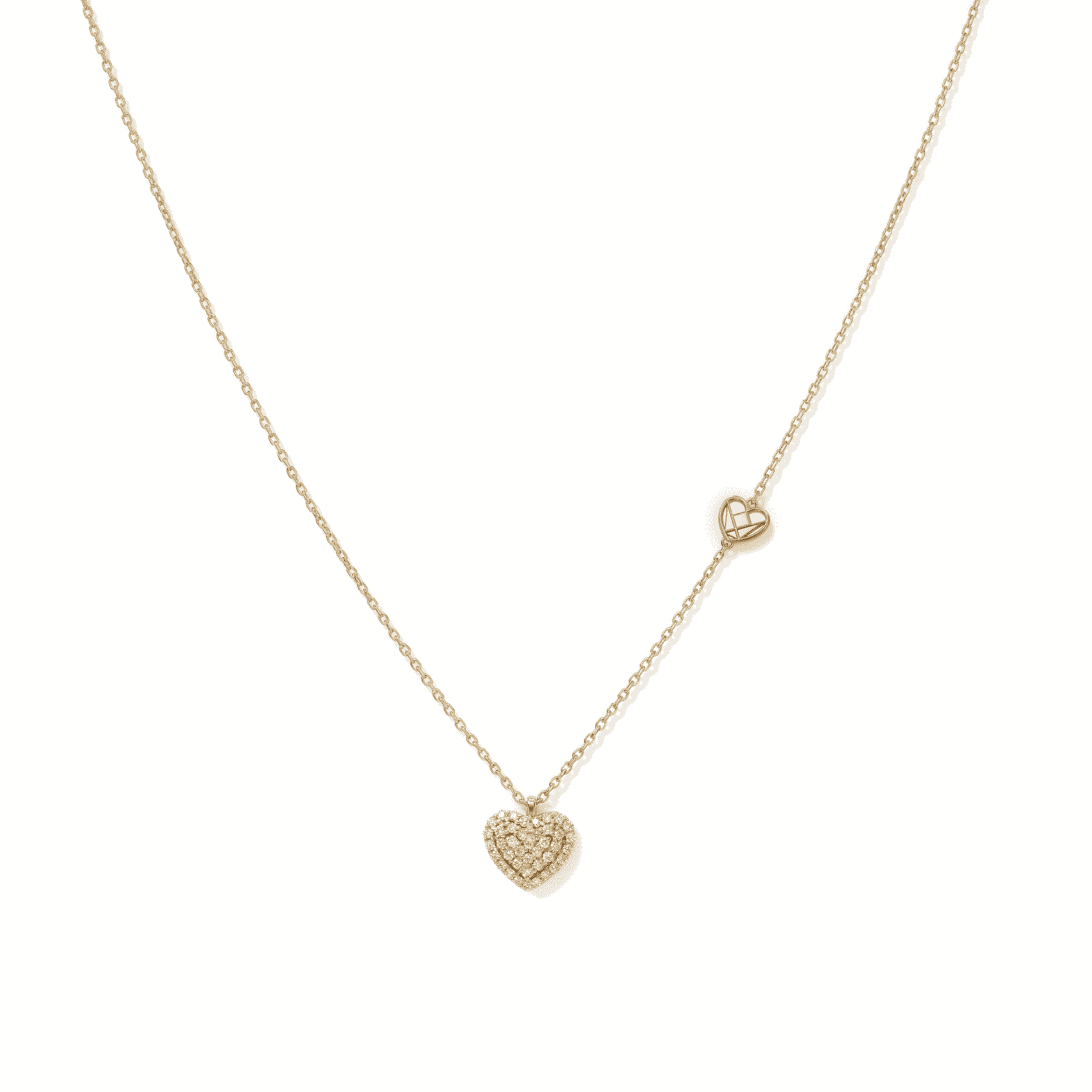 FDPOTW5778CT1FA1ADRSY Heart Diamond Necklace - Image 1