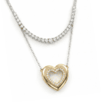 Heart Diamond Necklace - Image 3