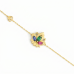 Lotus Gold Bracelet