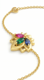 Lotus Gold Bracelet - Image 2