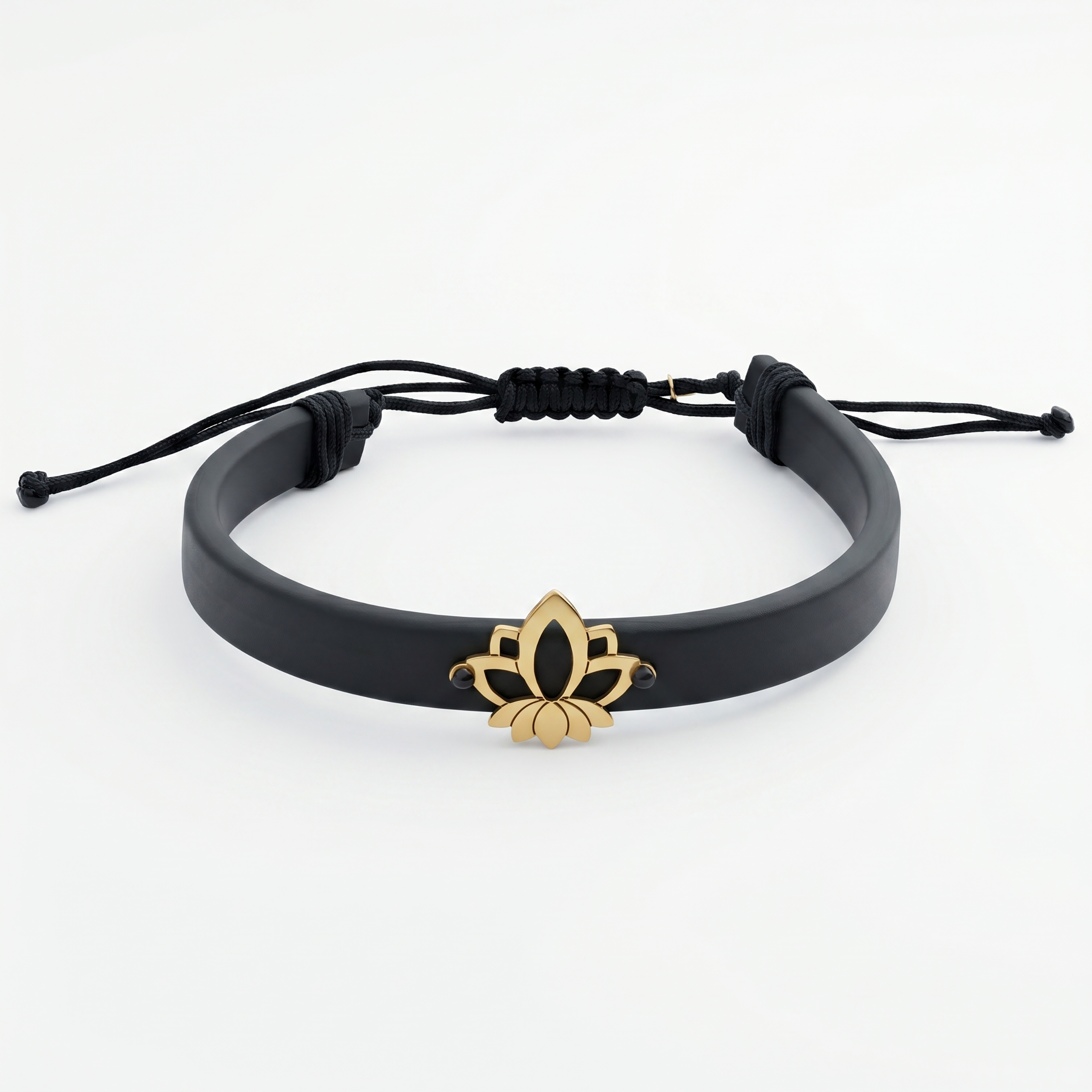 FGBLTW6022BGC010P000Y Lotus Gold Bracelet with Rubber - Image 1