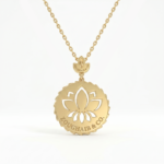 Lotus Gold Necklace - Image 2