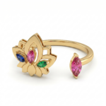 Lotus Gold Ring