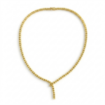Pyramid Gold Necklace