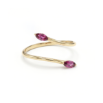 Gold Ring With Pink Stone - Image 2