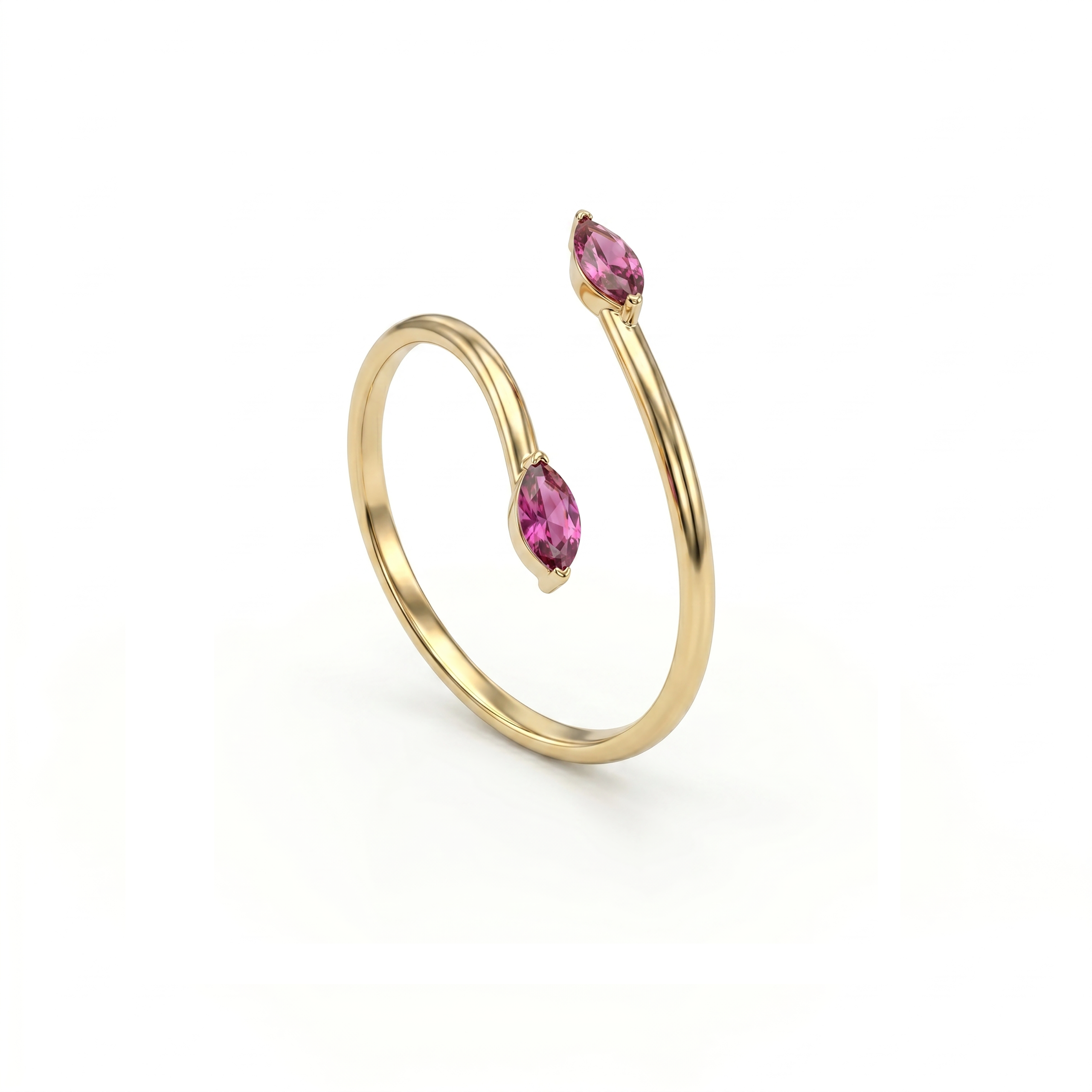 FCROTW8304AA1F20PRARY-B Gold Ring With Pink Stone - Image 1
