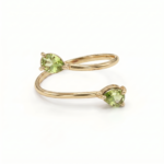 Gold Ring With Green Stone - Image 2