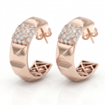 Pyramid Diamond Earrings
