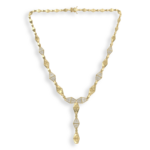 Pyramid Diamond Necklace