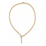 Pyramid Diamond Necklace