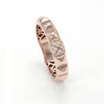 Pyramid Diamond Ring