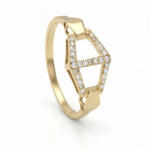 Pyramid Diamond Ring - Image 4