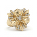 Pyramid Diamond Ring - Image 2