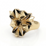 Pyramid Gold Ring - Image 3
