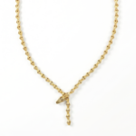 Pyramid Gold Necklace