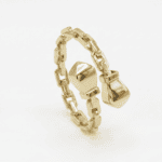 Pyramid Gold Ring - Image 2
