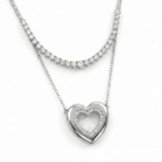 Heart Diamond Necklace - Image 6
