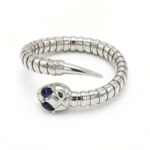 White Gold Snake Ring - Image 2