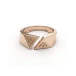 Pyramid Gold Ring - Image 2