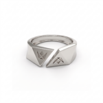 Pyramid Gold Ring - Image 2
