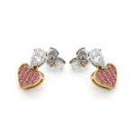 Heart Diamond Earrings