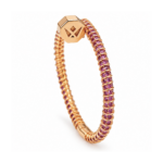 Screw Diamond Bracelet With Pink Sapphire - Image 2