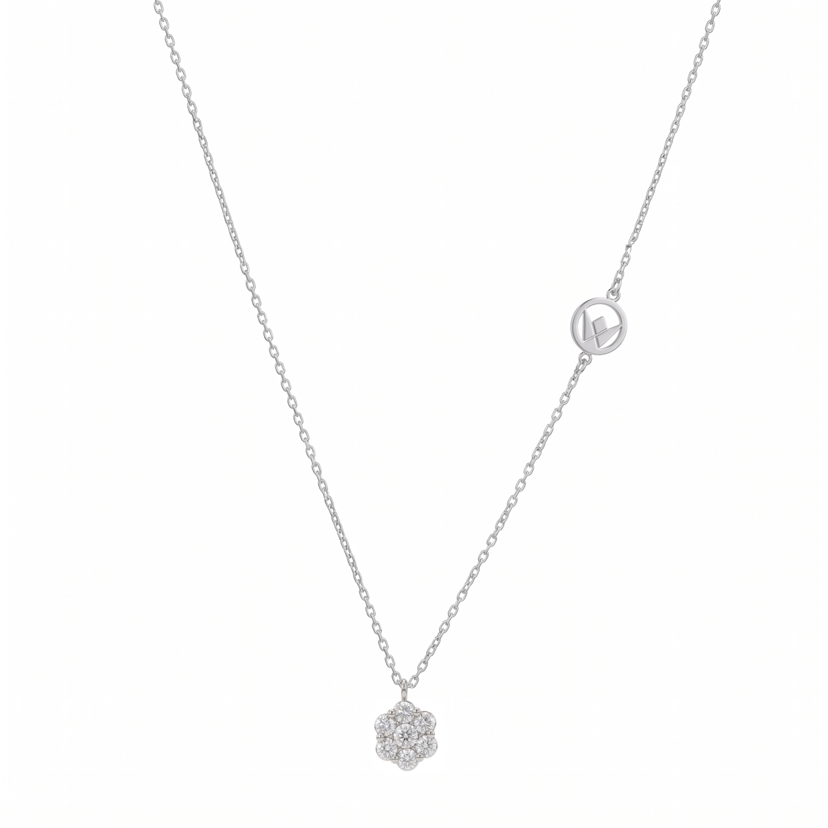 FDPOTW6709IT1H21JDRSW Classic Diamond Necklace - Image 1